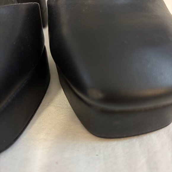 DKNY Briella Black Platform Block Heel Ankle Strap Pump Size 7.5M - Picture 12 of 12